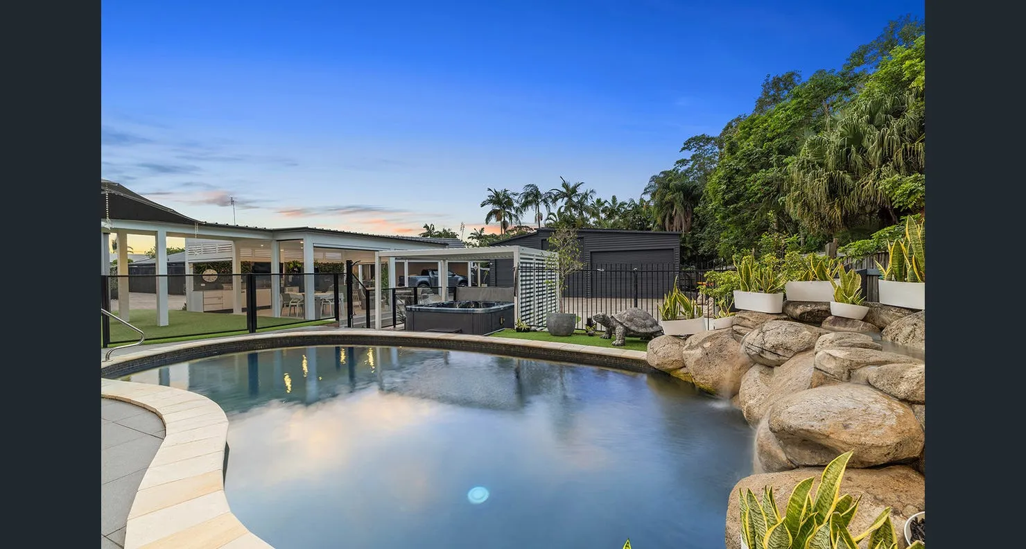 Backyard pool in the Sunshine Coast hinterland